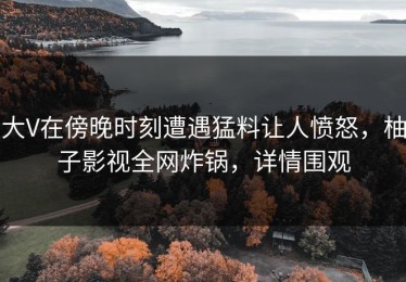大V在傍晚时刻遭遇猛料让人愤怒，柚子影视全网炸锅，详情围观